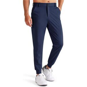 Men's 4-Way Stretch Golf Joggers with Pockets, Slim Fit Sweatpants for Men